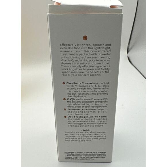 GLOW‎ RECIPE Cloudberry Bright Essence Toner BNIB - Picture 6 of 6